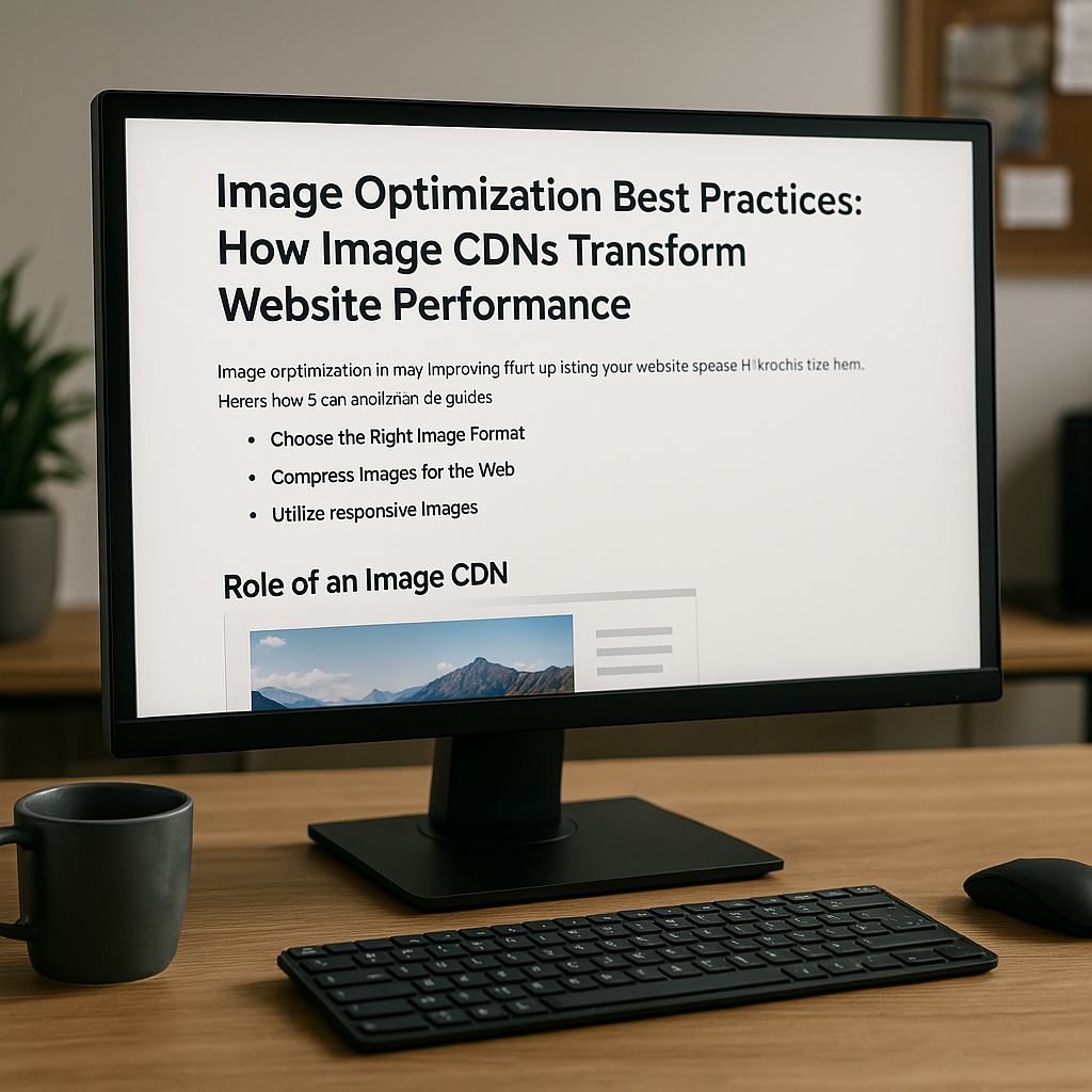 Image Optimization Best Practices: How Image CDNs Transform Website Performance